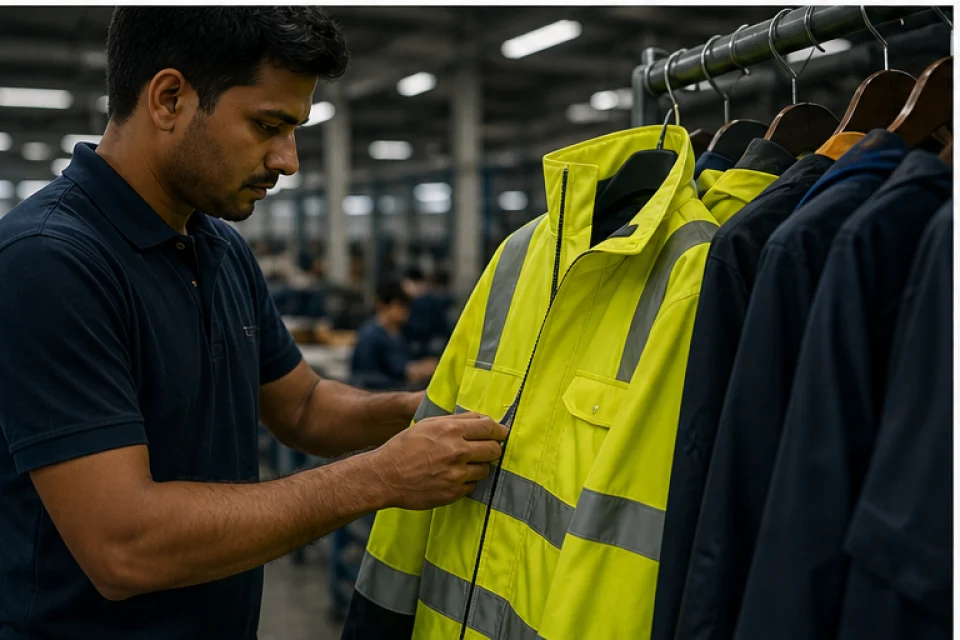 Workwear manufacturing process